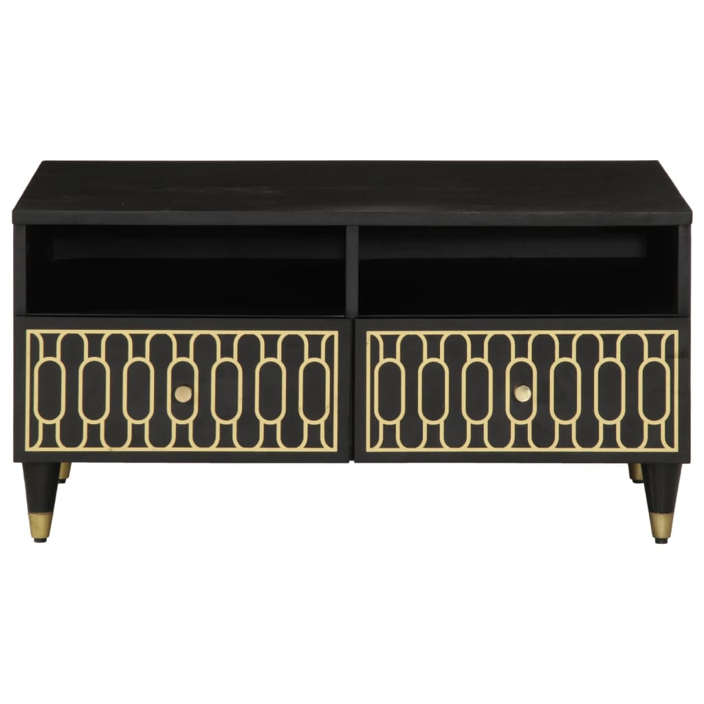 Table basse 80x54x40 cm bois de manguier massif - XIOS