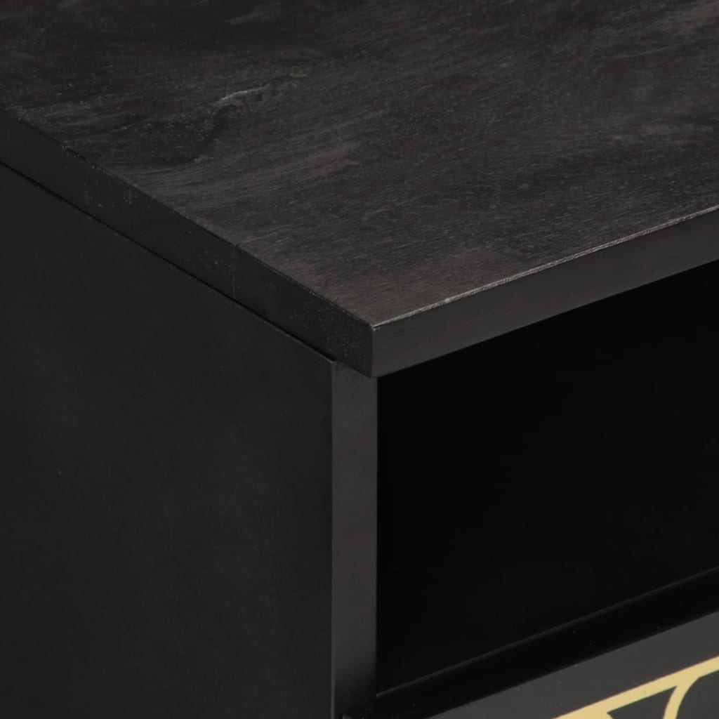 Table basse 80x54x40 cm bois de manguier massif - XIOS