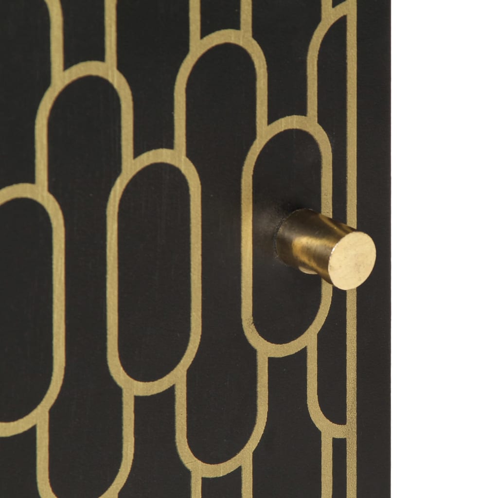 Armoire latérale 40x33x75 cm bois massif de manguier - XIOS