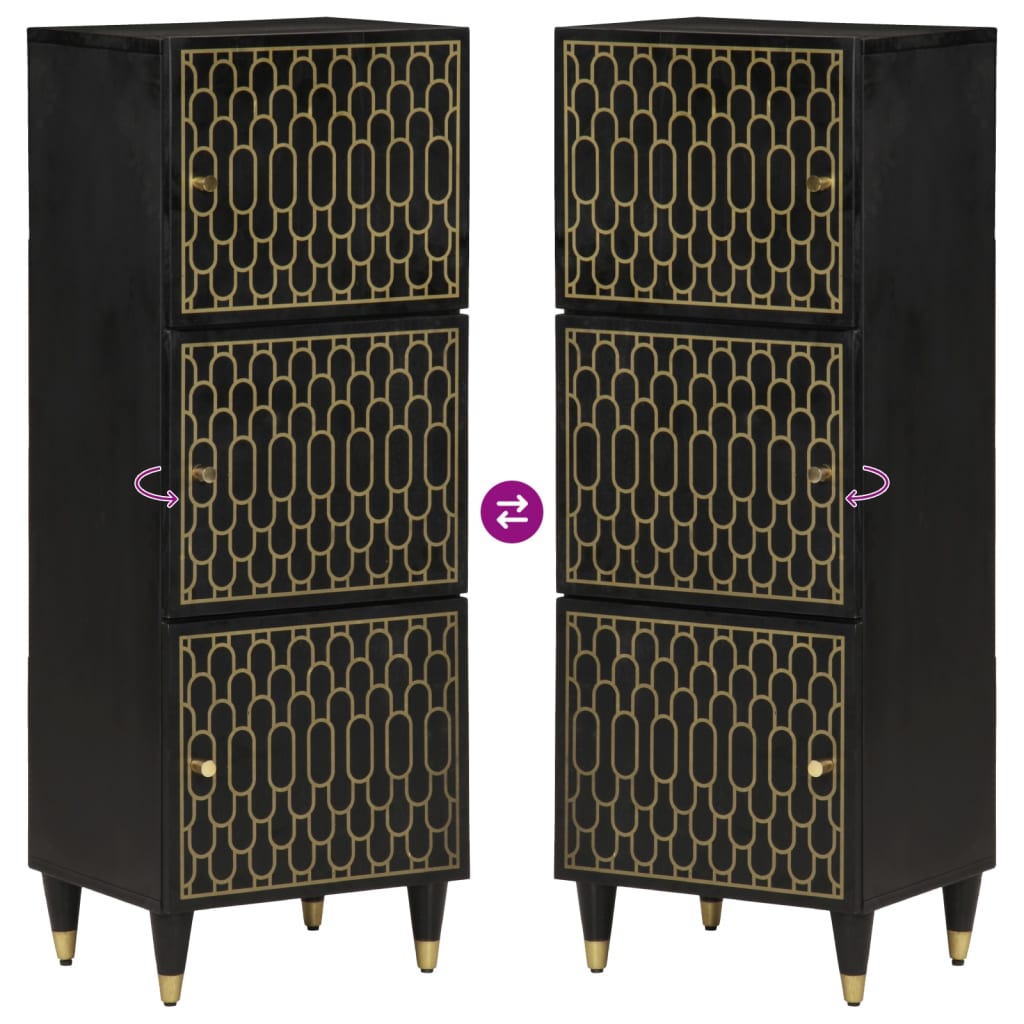 Buffet 40x33x110 cm bois de manguier massif - XIOS