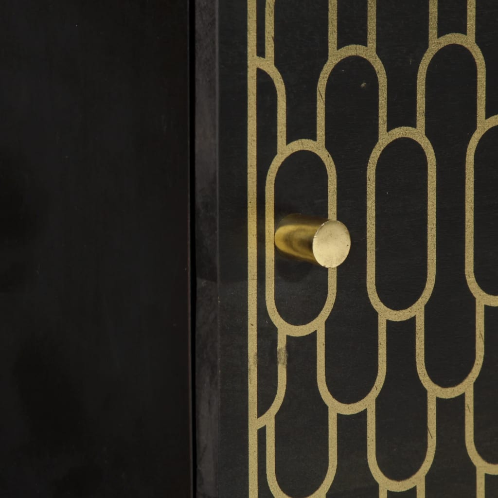 Buffet 40x33x110 cm bois de manguier massif - XIOS