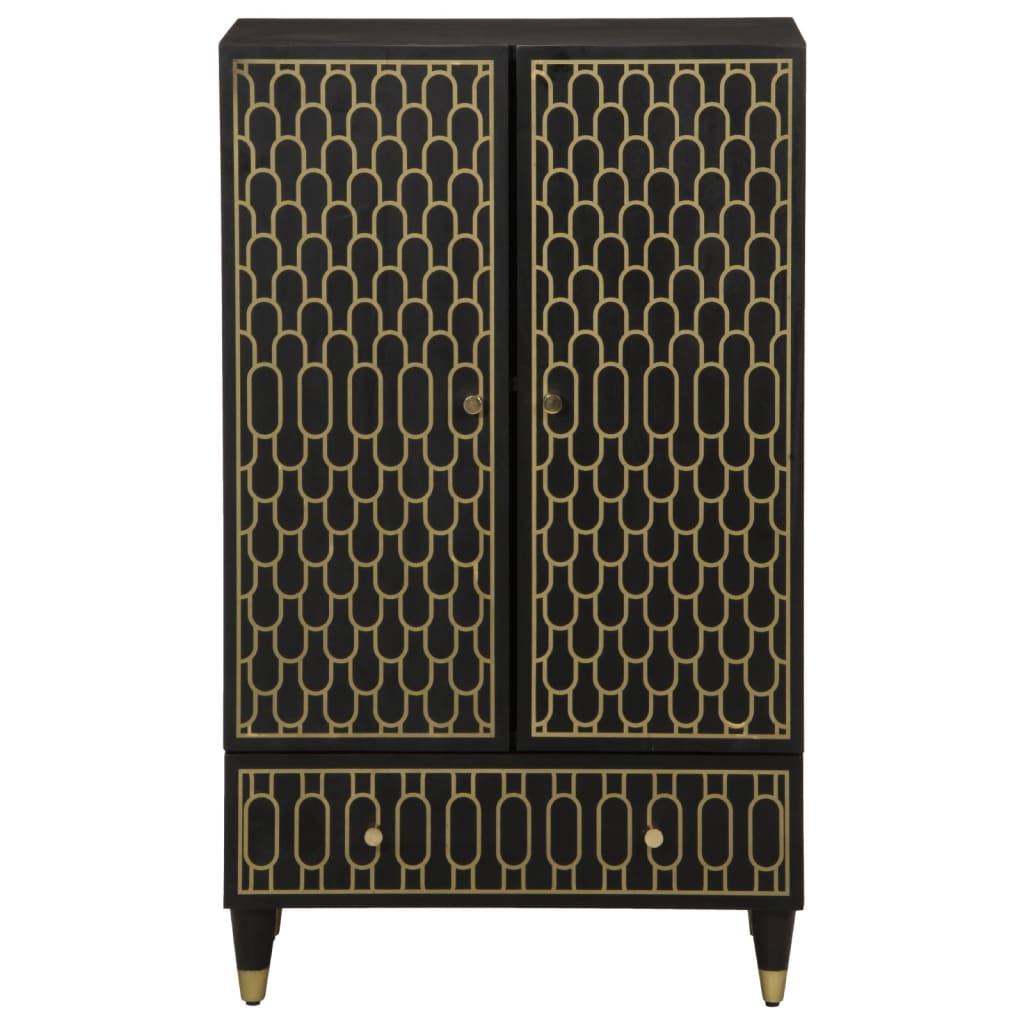 Buffet 60x33x100 cm bois de manguier massif - XIOS