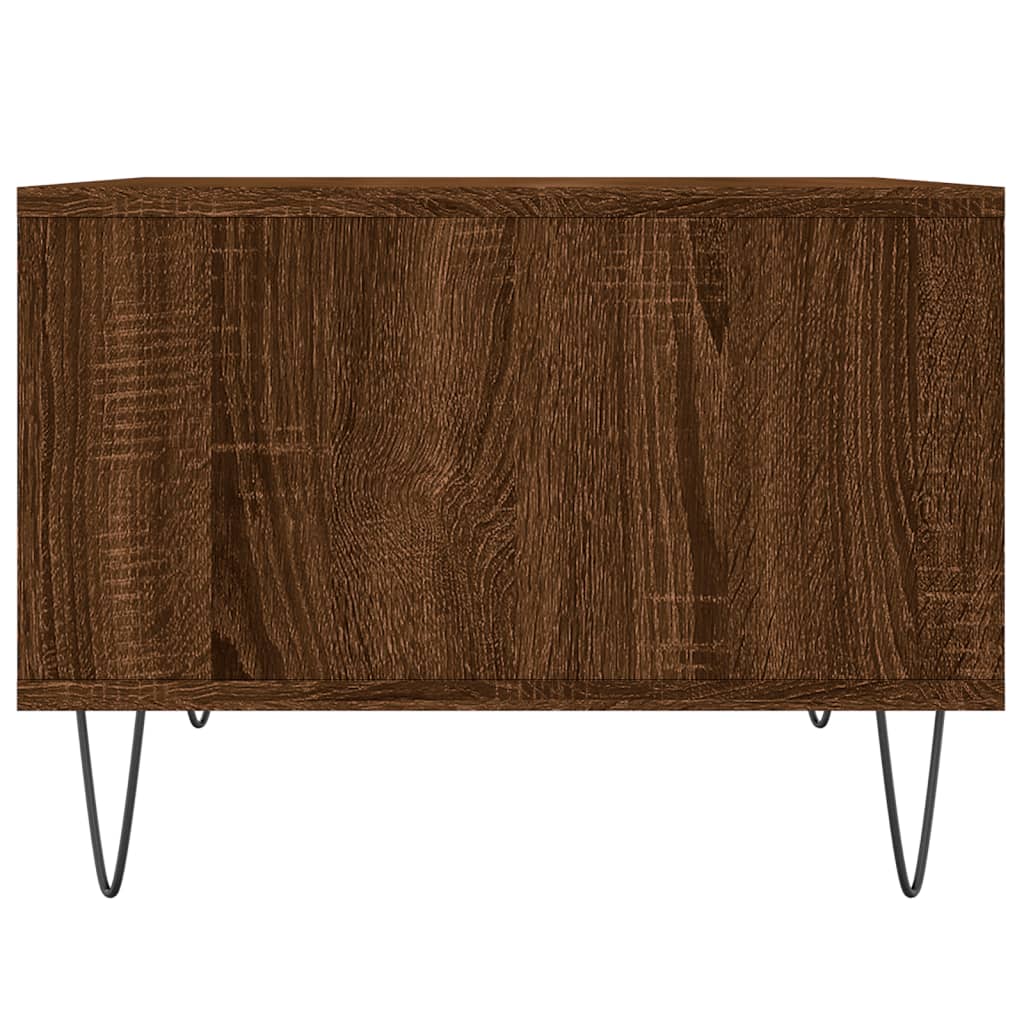 Table basse Chêne marron 60x50x36,5 cm Bois d'ingénierie - XIOS