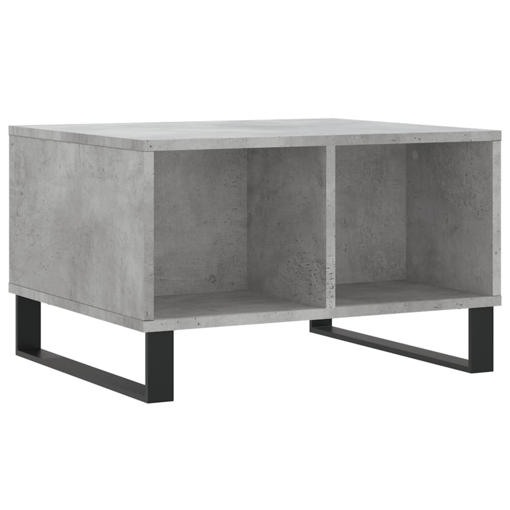 Table basse Gris béton 60x50x36,5 cm Bois d'ingénierie - XIOS