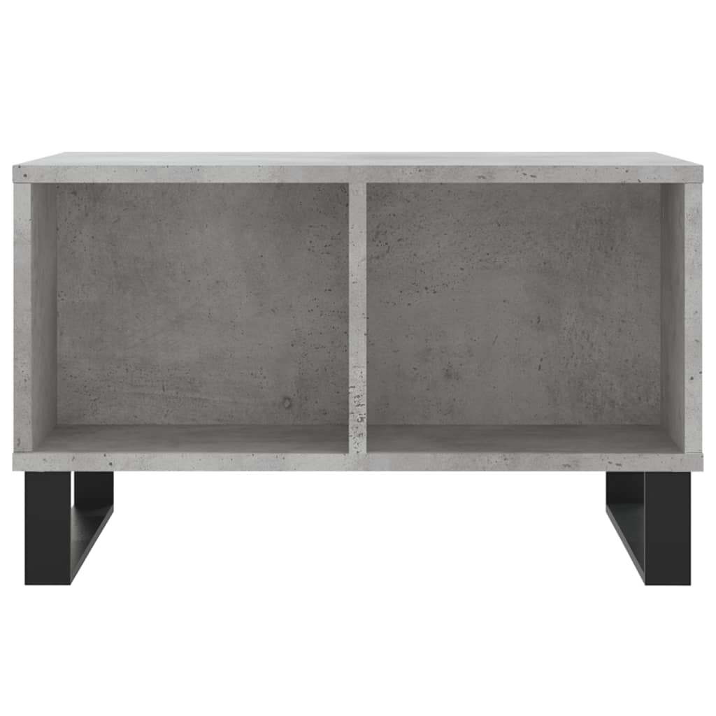 Table basse Gris béton 60x50x36,5 cm Bois d'ingénierie - XIOS