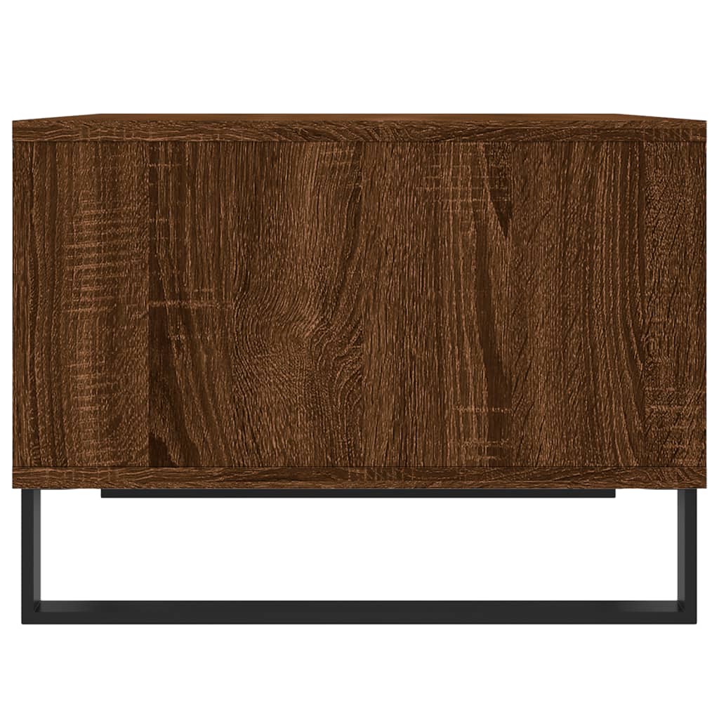 Table basse Chêne marron 60x50x36,5 cm Bois d'ingénierie - XIOS