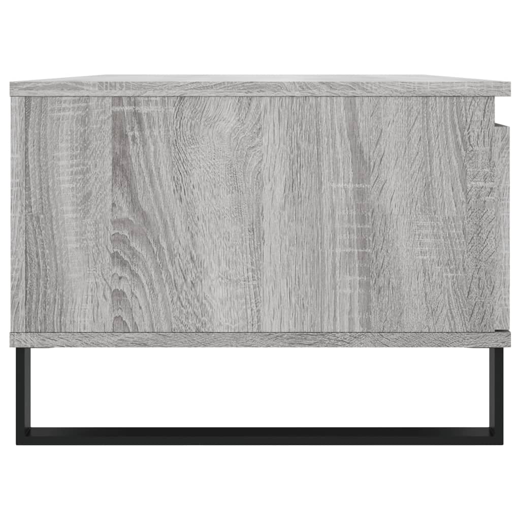 Table basse Sonoma gris 90x50x36,5 cm Bois d'ingénierie - XIOS