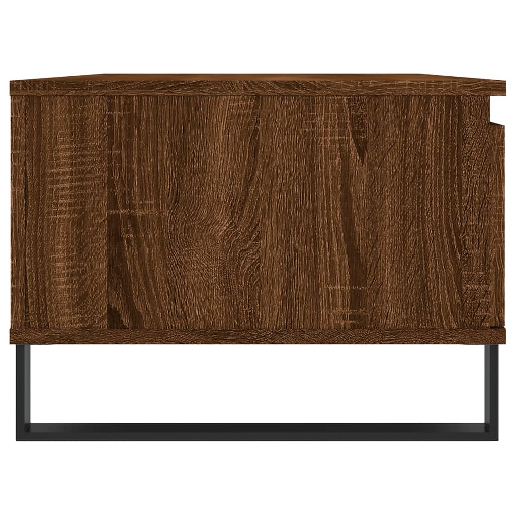 Table basse Chêne marron 90x50x36,5 cm Bois d'ingénierie - XIOS