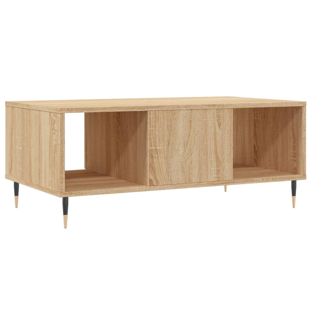 Table basse Chêne sonoma 90x50x36,5 cm Bois d'ingénierie - XIOS