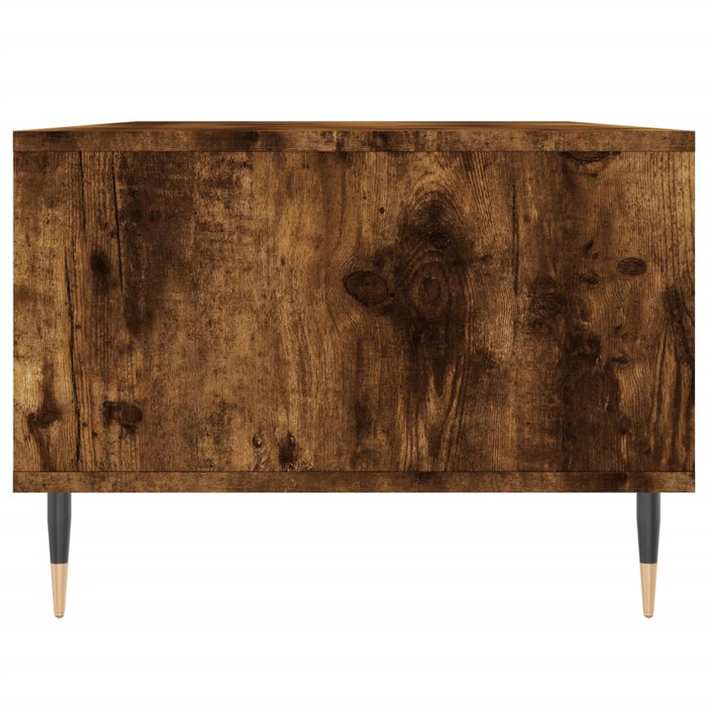 Table basse Chêne fumé 90x50x36,5 cm Bois d'ingénierie - XIOS