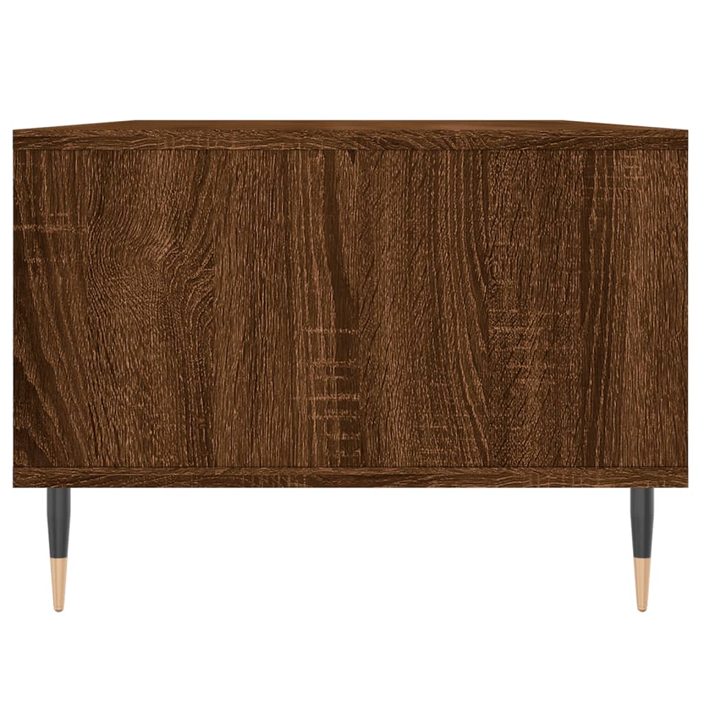 Table basse Chêne marron 90x50x36,5 cm Bois d'ingénierie - XIOS