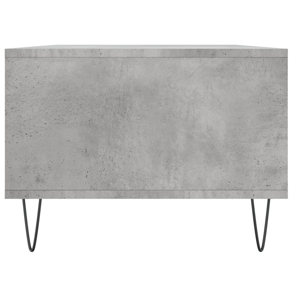 Table basse Gris béton 90x50x36,5 cm Bois d'ingénierie - XIOS
