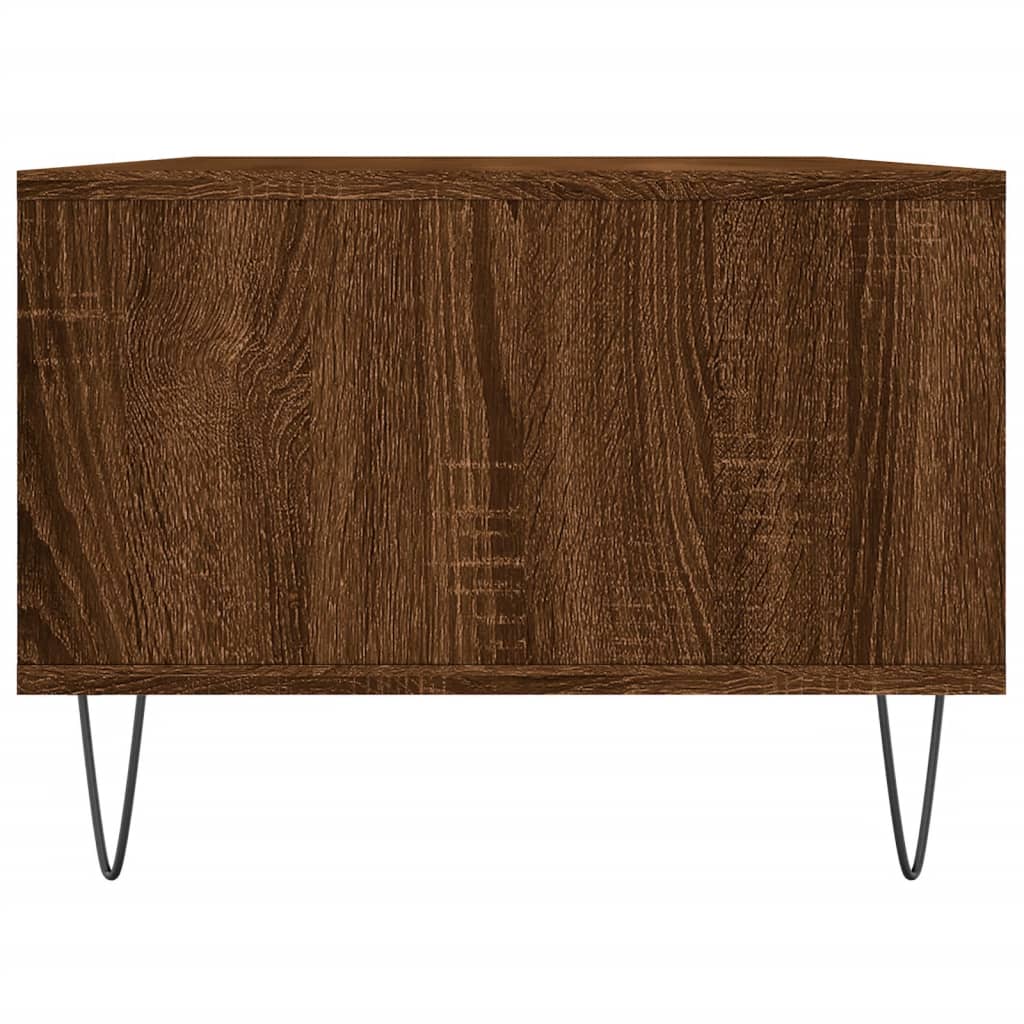 Table basse Chêne marron 90x50x36,5 cm Bois d'ingénierie - XIOS
