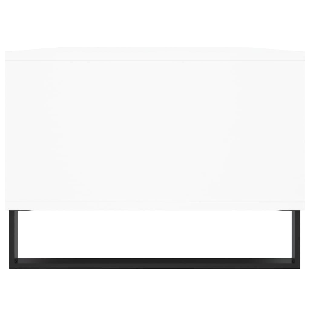 Table basse Blanc 90x50x36,5 cm Bois d'ingénierie - XIOS