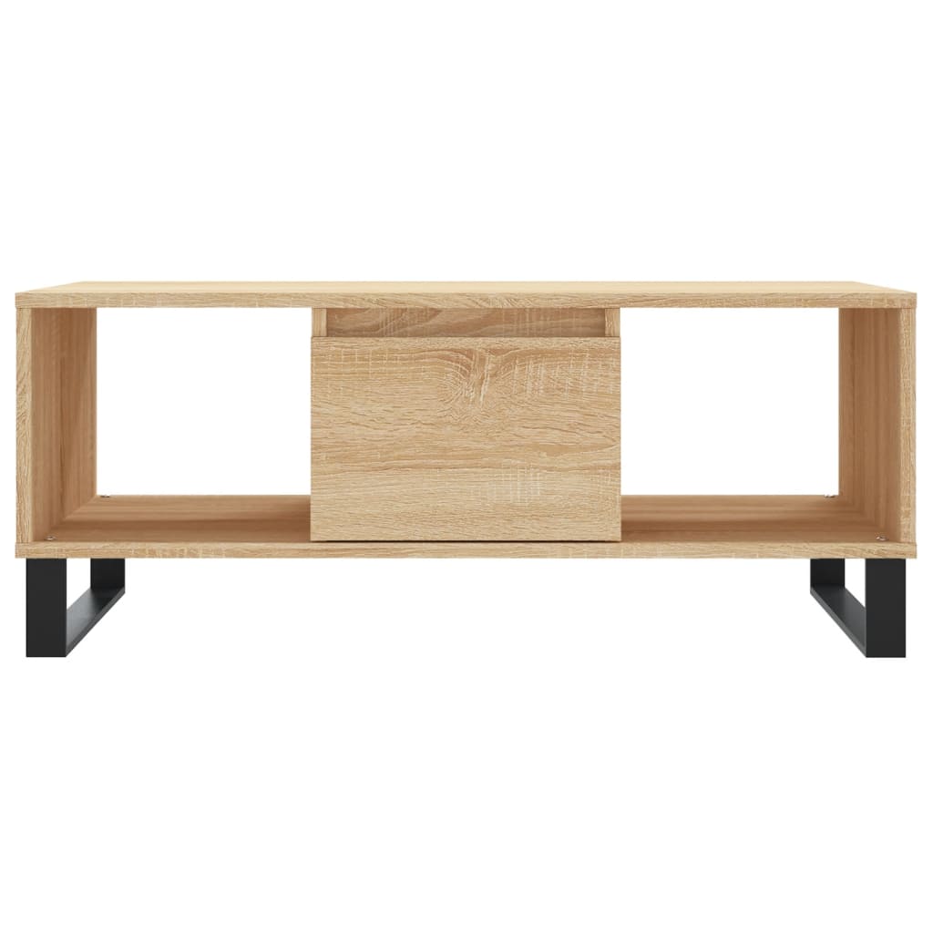 Table basse Chêne sonoma 90x50x36,5 cm Bois d'ingénierie - XIOS