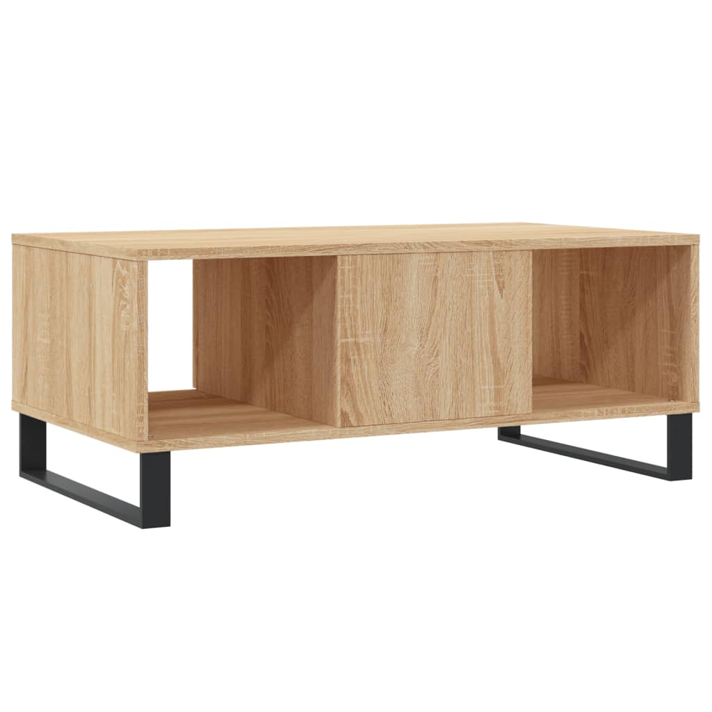 Table basse Chêne sonoma 90x50x36,5 cm Bois d'ingénierie - XIOS