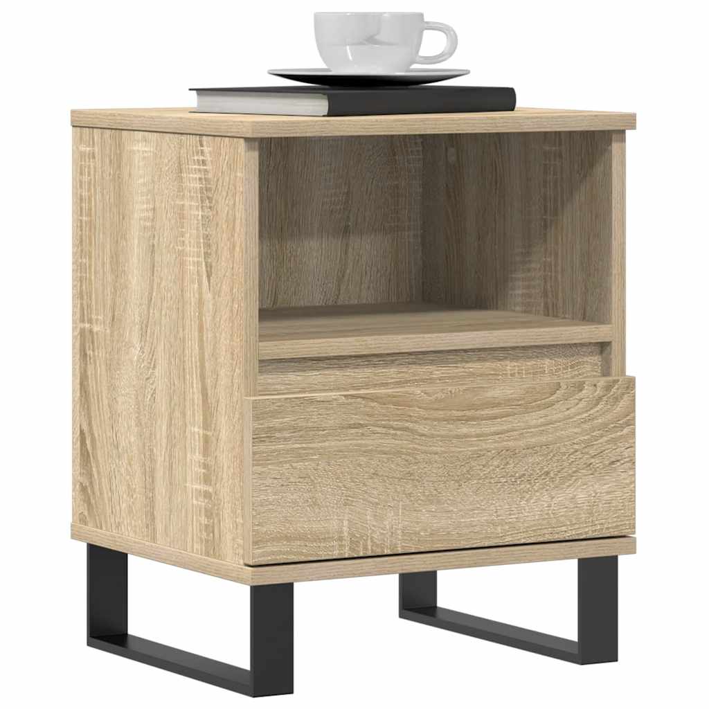 Tables de chevet 2 pcs chêne sonoma 40x35x50 cm bois ingénierie - XIOS