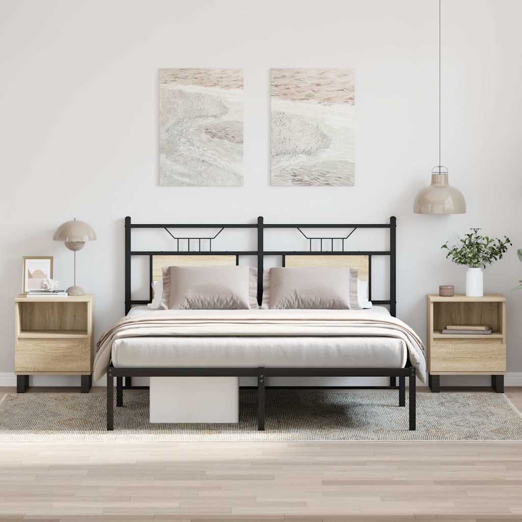 Tables de chevet 2 pcs chêne sonoma 40x35x50 cm bois ingénierie - XIOS