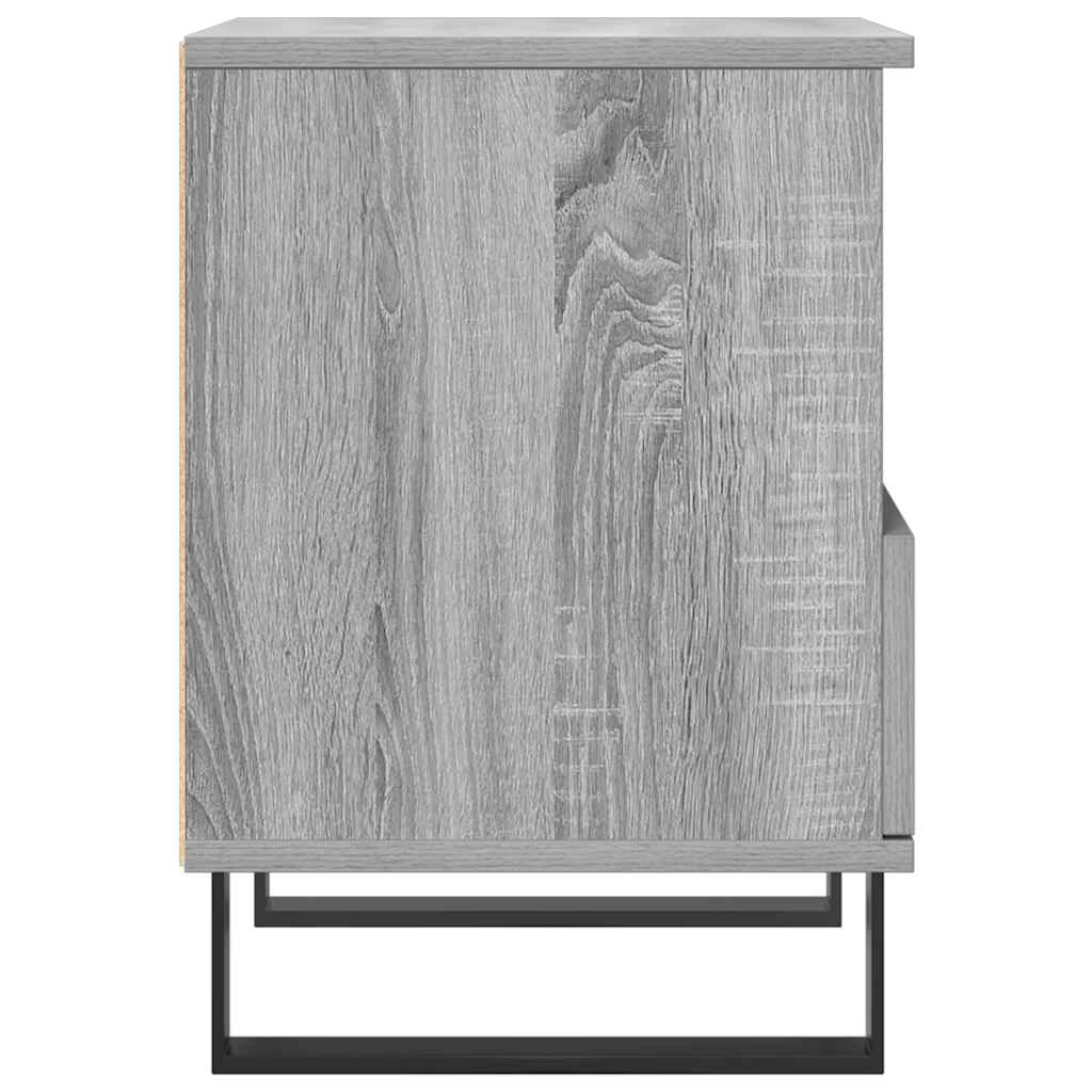 Tables de chevet 2 pcs sonoma gris 40x35x50 cm bois ingénierie - XIOS