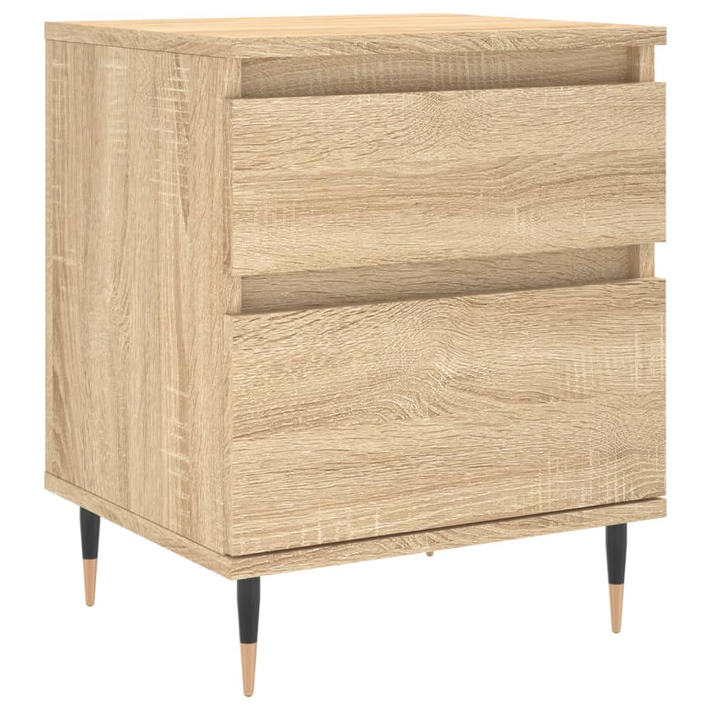 Tables de chevet 2 pcs chêne sonoma 40x35x50 cm bois ingénierie - XIOS