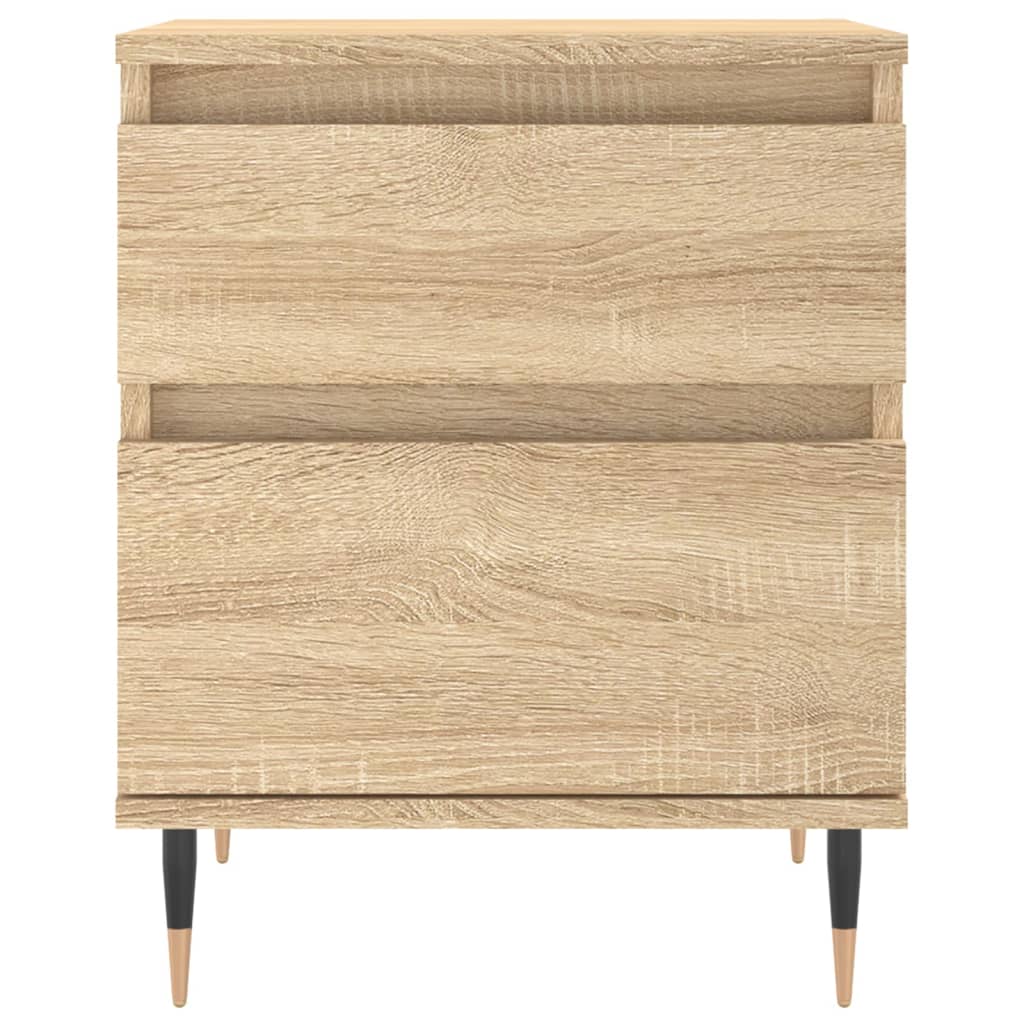 Tables de chevet 2 pcs chêne sonoma 40x35x50 cm bois ingénierie - XIOS