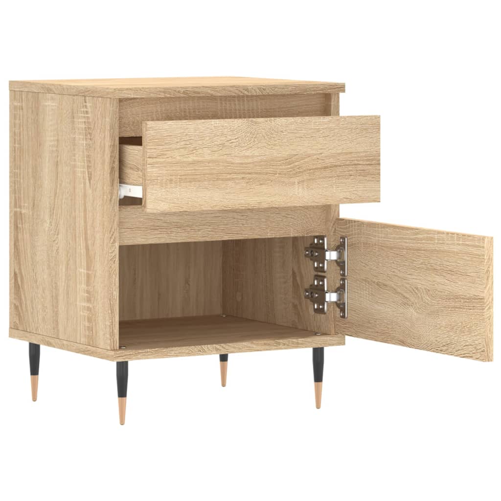 Tables de chevet 2 pcs chêne sonoma 40x35x50 cm bois ingénierie - XIOS