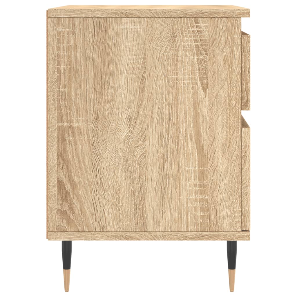 Tables de chevet 2 pcs chêne sonoma 40x35x50 cm bois ingénierie - XIOS