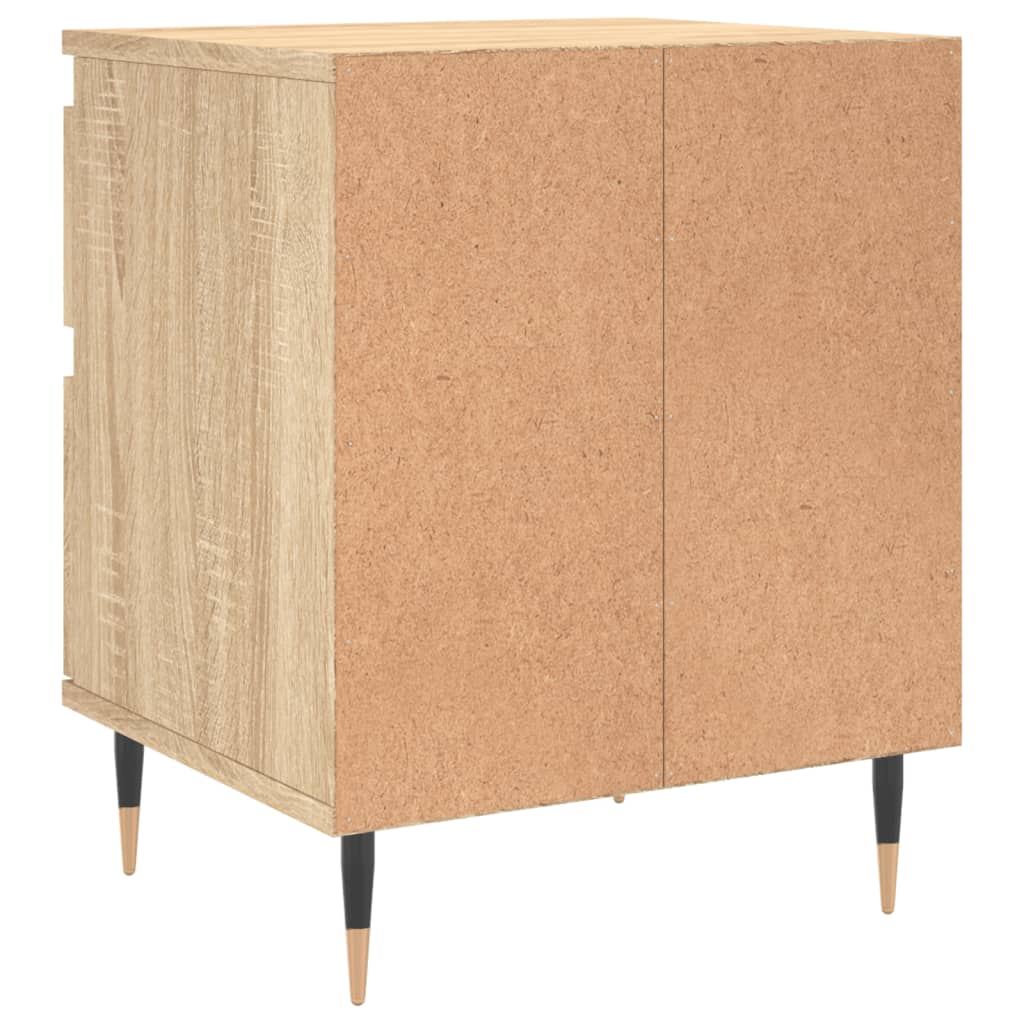 Tables de chevet 2 pcs chêne sonoma 40x35x50 cm bois ingénierie - XIOS