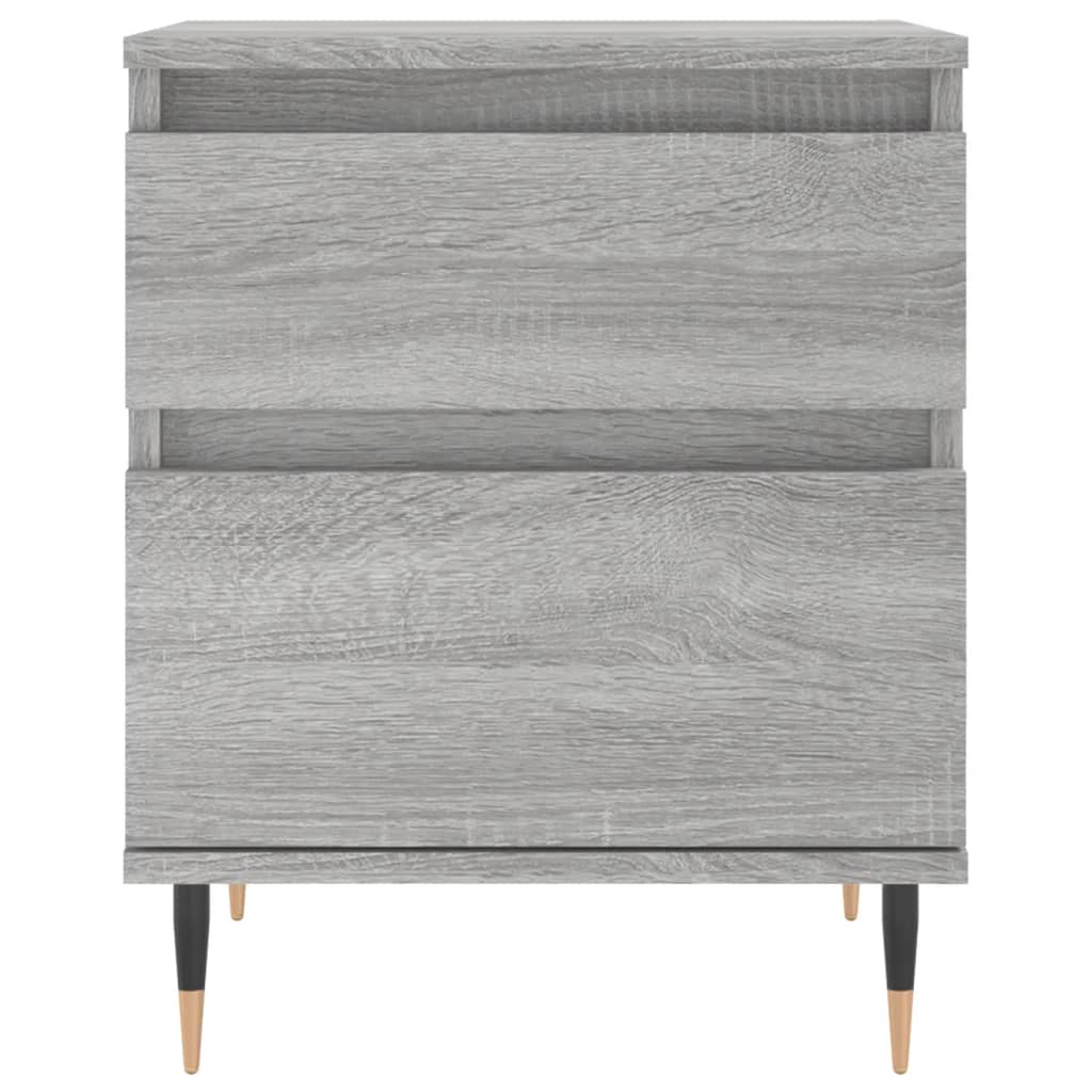 Tables de chevet 2 pcs sonoma gris 40x35x50 cm bois ingénierie - XIOS