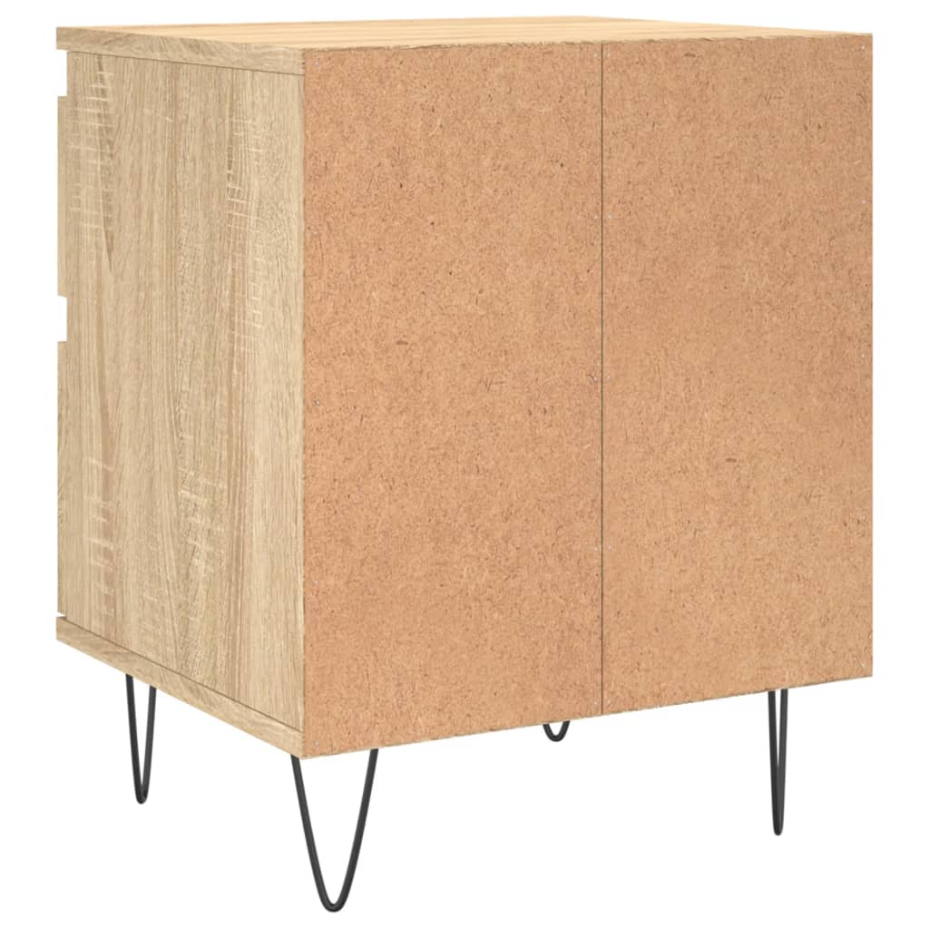Table de chevet chêne sonoma 40x35x50 cm bois d’ingénierie - XIOS
