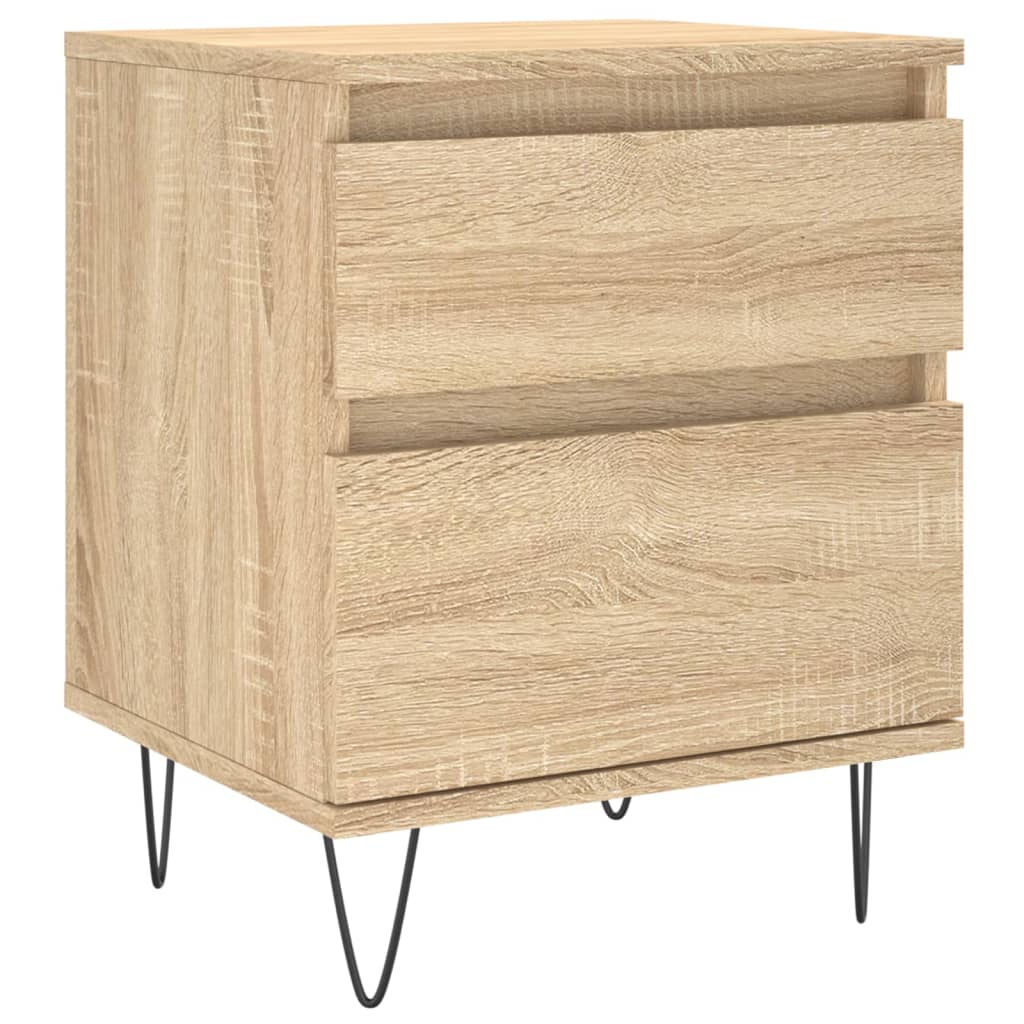 Tables de chevet 2 pcs chêne sonoma 40x35x50 cm bois ingénierie - XIOS