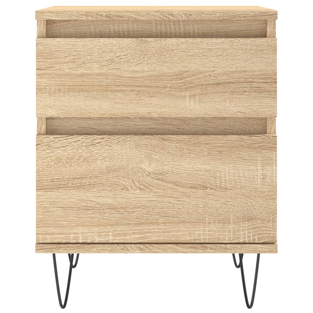 Tables de chevet 2 pcs chêne sonoma 40x35x50 cm bois ingénierie - XIOS