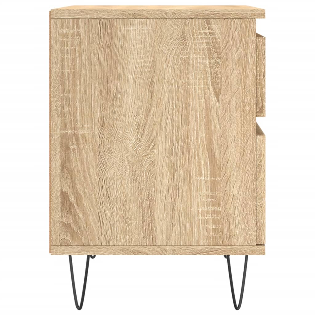 Tables de chevet 2 pcs chêne sonoma 40x35x50 cm bois ingénierie - XIOS