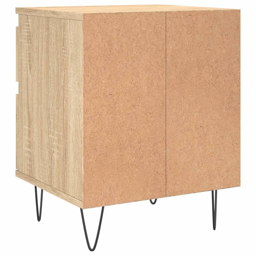 Tables de chevet 2 pcs chêne sonoma 40x35x50 cm bois ingénierie - XIOS