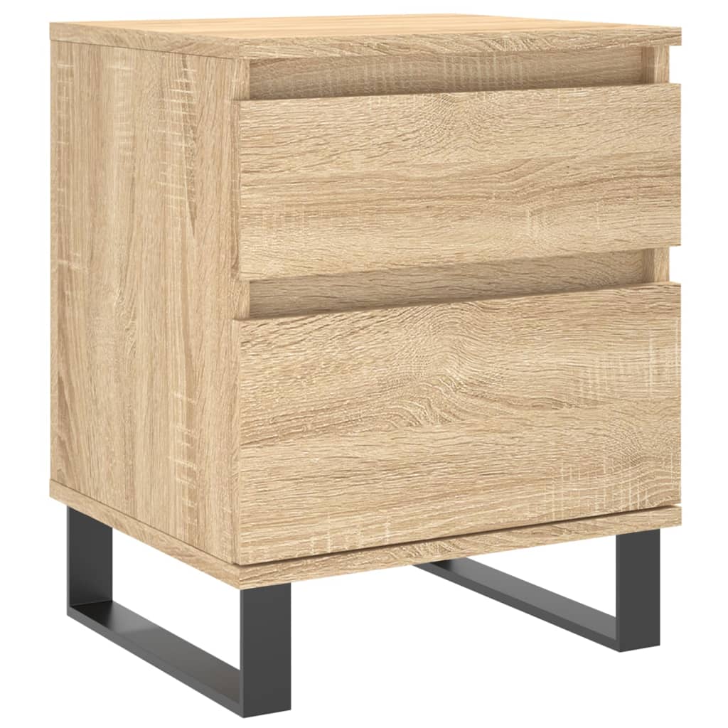 Table de chevet chêne sonoma 40x35x50 cm bois d’ingénierie - XIOS