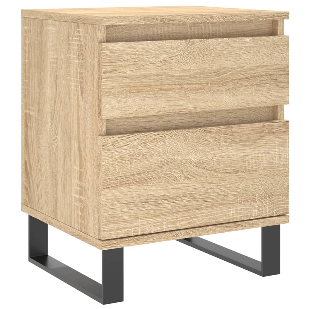 Tables de chevet 2 pcs chêne sonoma 40x35x50 cm bois ingénierie - XIOS