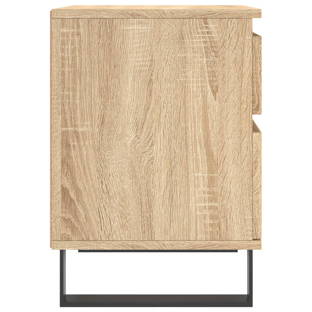 Tables de chevet 2 pcs chêne sonoma 40x35x50 cm bois ingénierie - XIOS