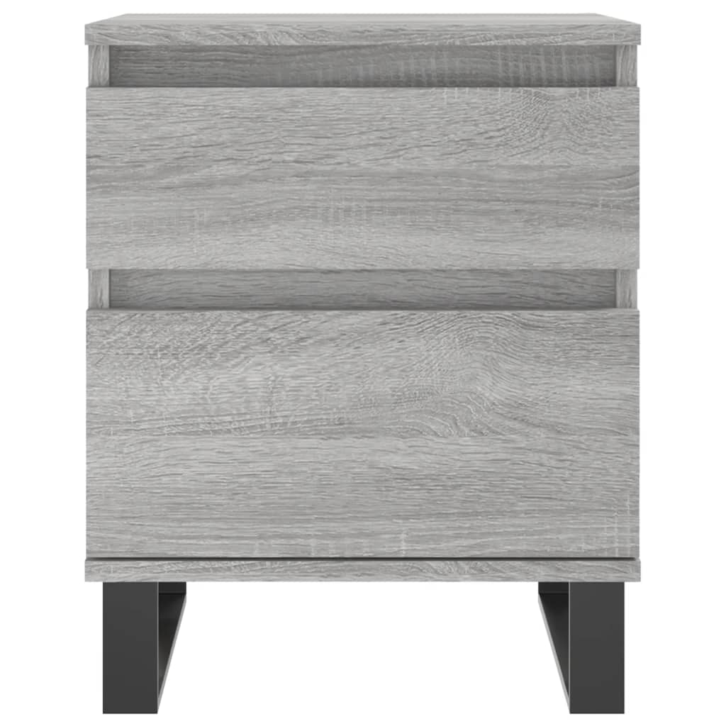 Table de chevet sonoma gris 40x35x50 cm bois d’ingénierie - XIOS