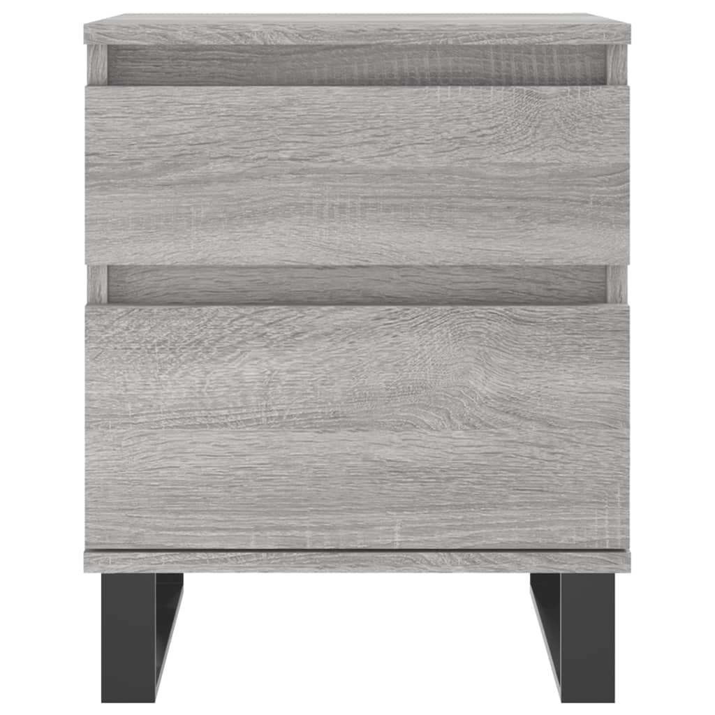 Tables de chevet 2 pcs sonoma gris 40x35x50 cm bois ingénierie - XIOS