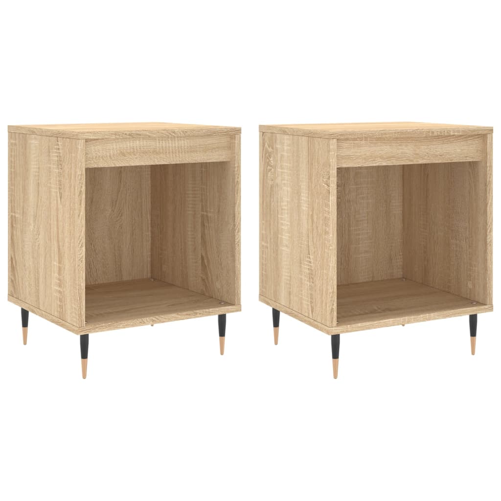 Tables de chevet 2 pcs chêne sonoma 40x35x50 cm bois ingénierie - XIOS