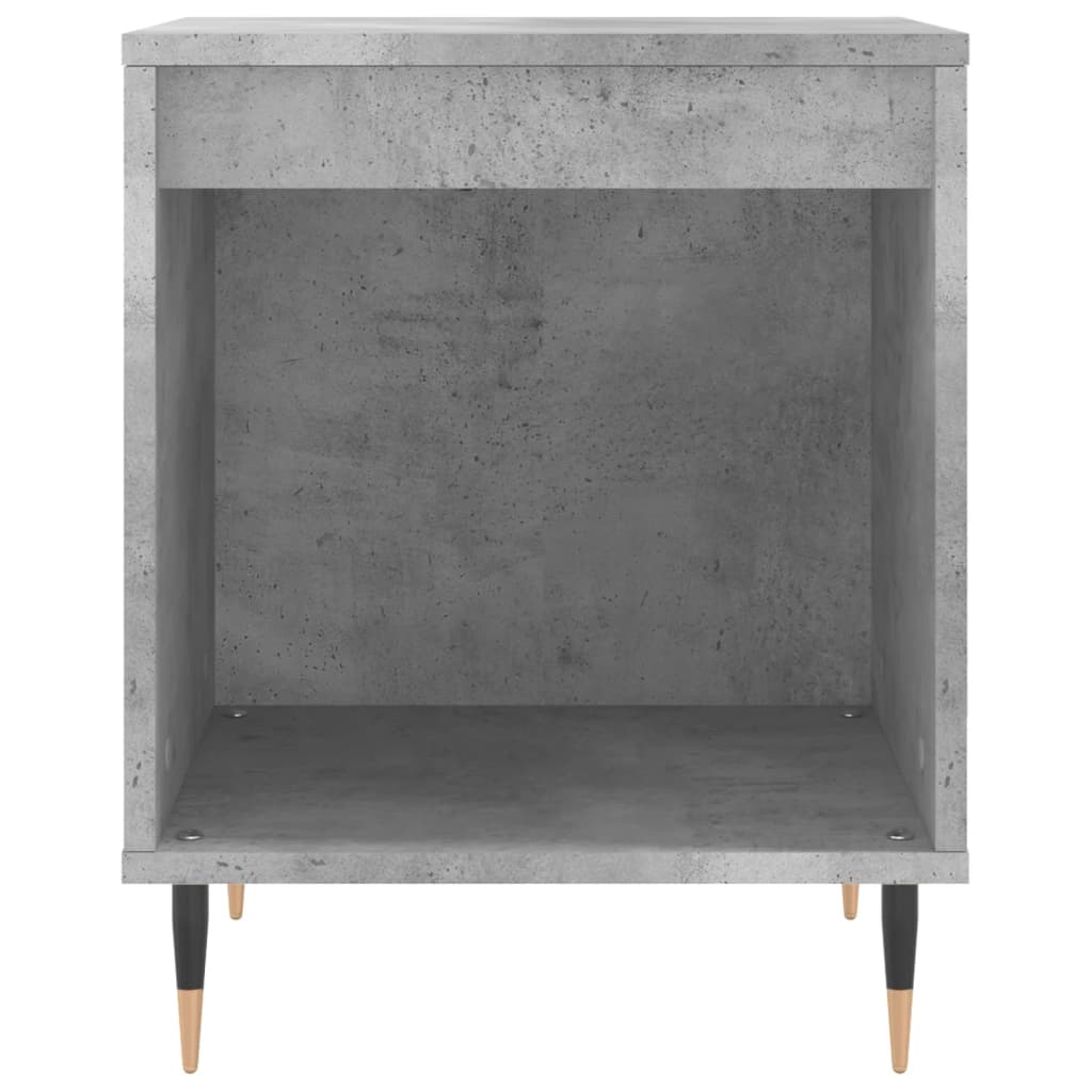 Table de chevet gris béton 40x35x50 cm bois d’ingénierie - XIOS
