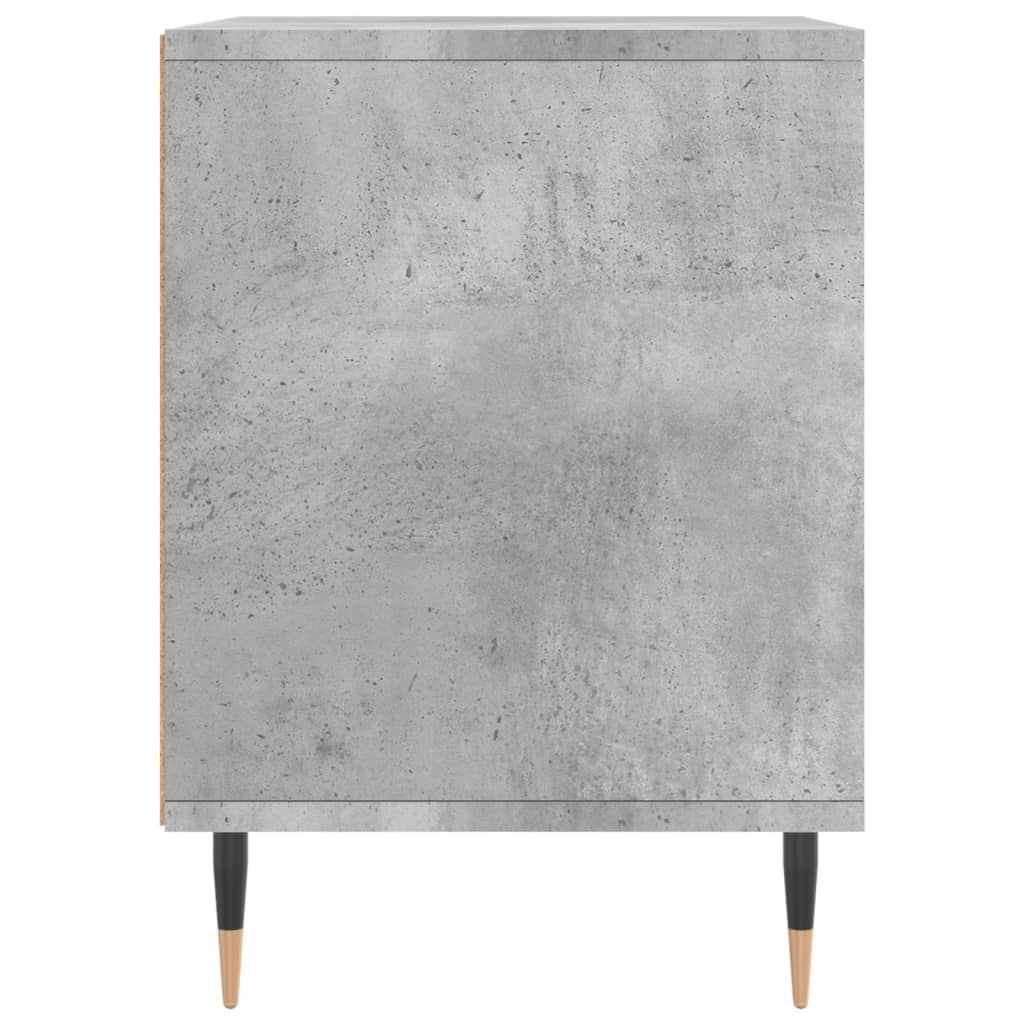 Table de chevet gris béton 40x35x50 cm bois d’ingénierie - XIOS