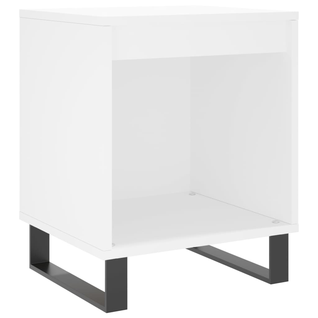 Tables de chevet 2 pcs blanc 40x35x50 cm bois d’ingénierie - XIOS