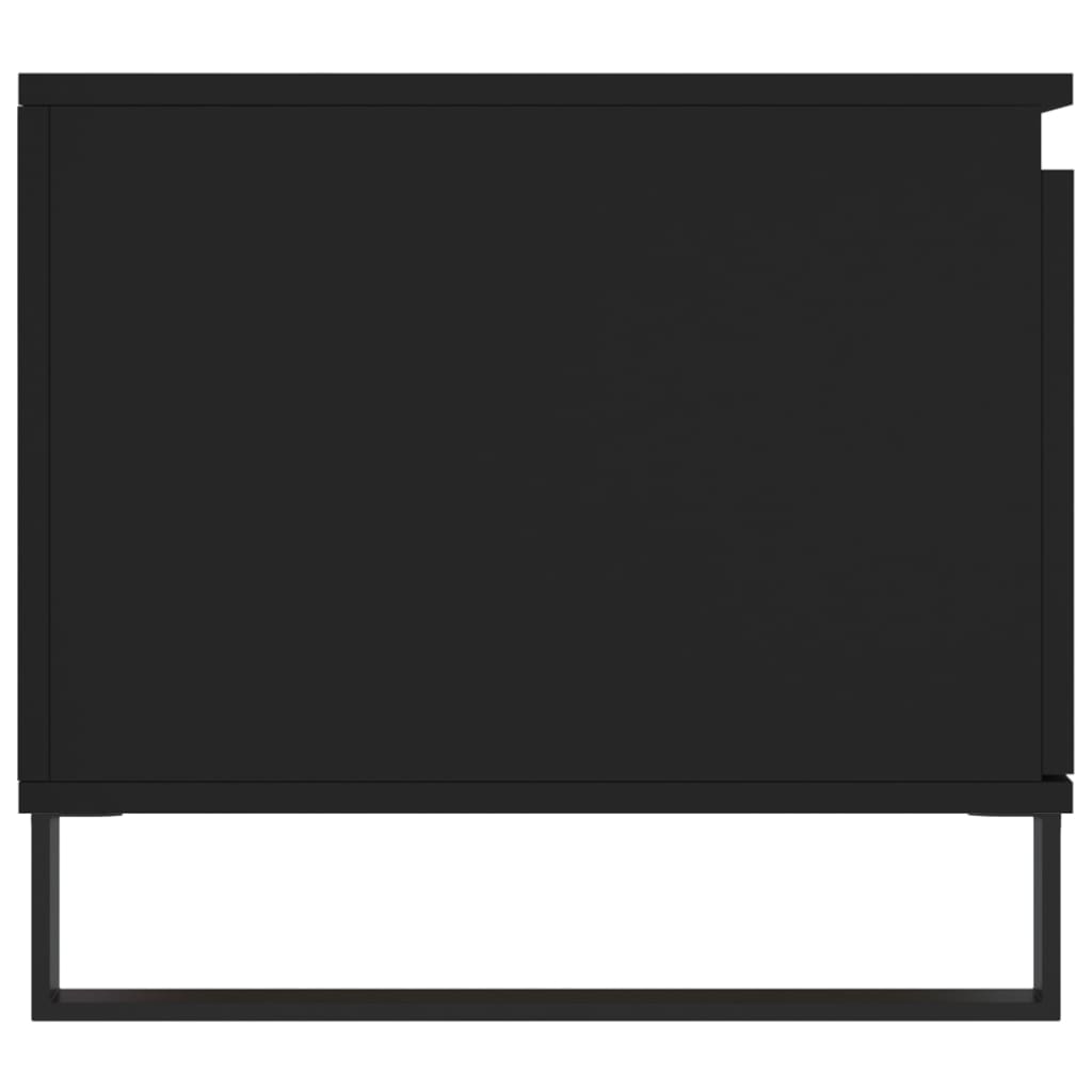 Table basse Noir 100x50x45 cm Bois d'ingénierie - XIOS