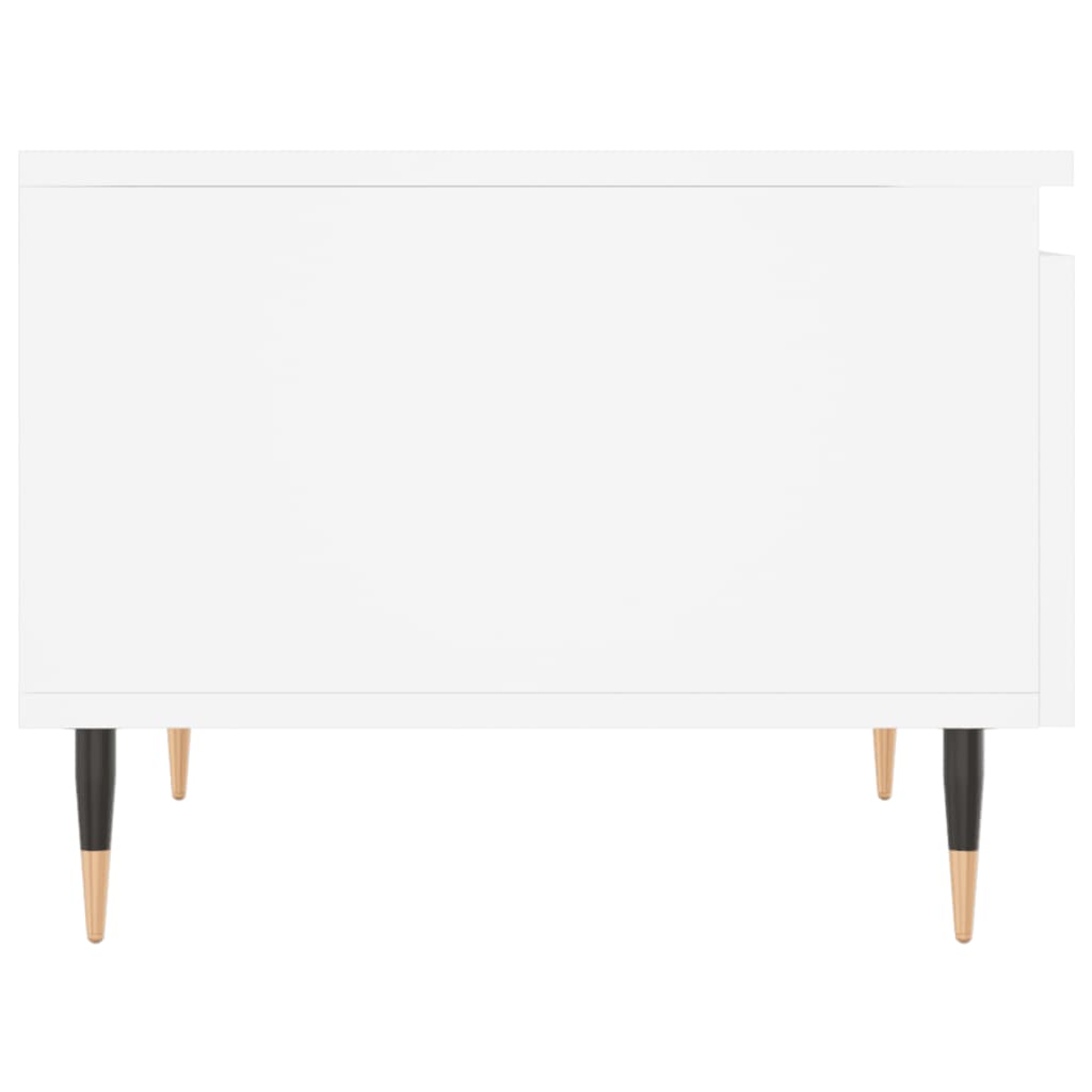 Tables basses 2 pcs blanc 50x46x35 cm bois d'ingénierie - XIOS