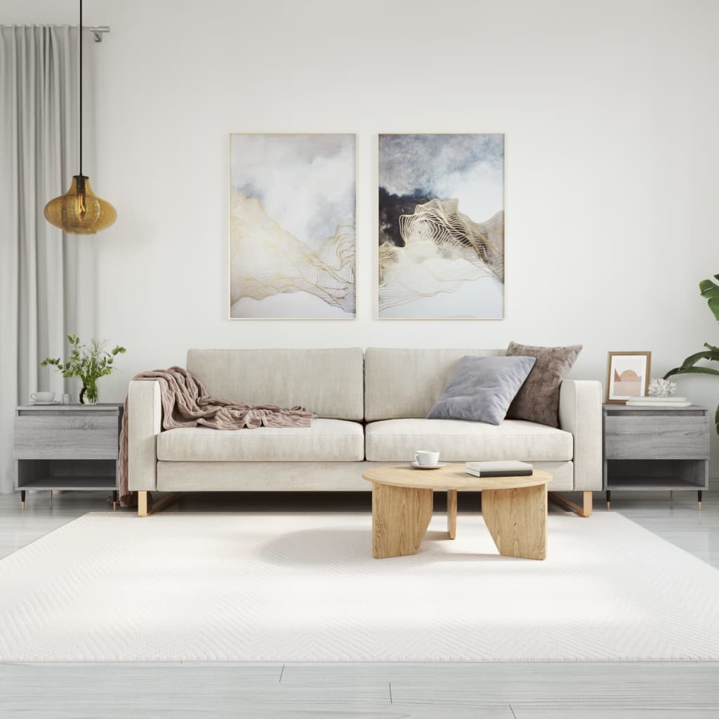 Tables basses 2 pcs sonoma gris 50x46x50 cm bois d'ingénierie - XIOS