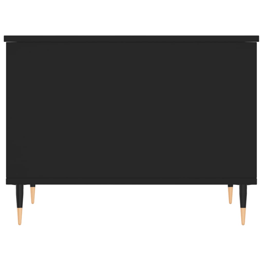 Table basse Noir 60x44,5x45 cm Bois d'ingénierie - XIOS