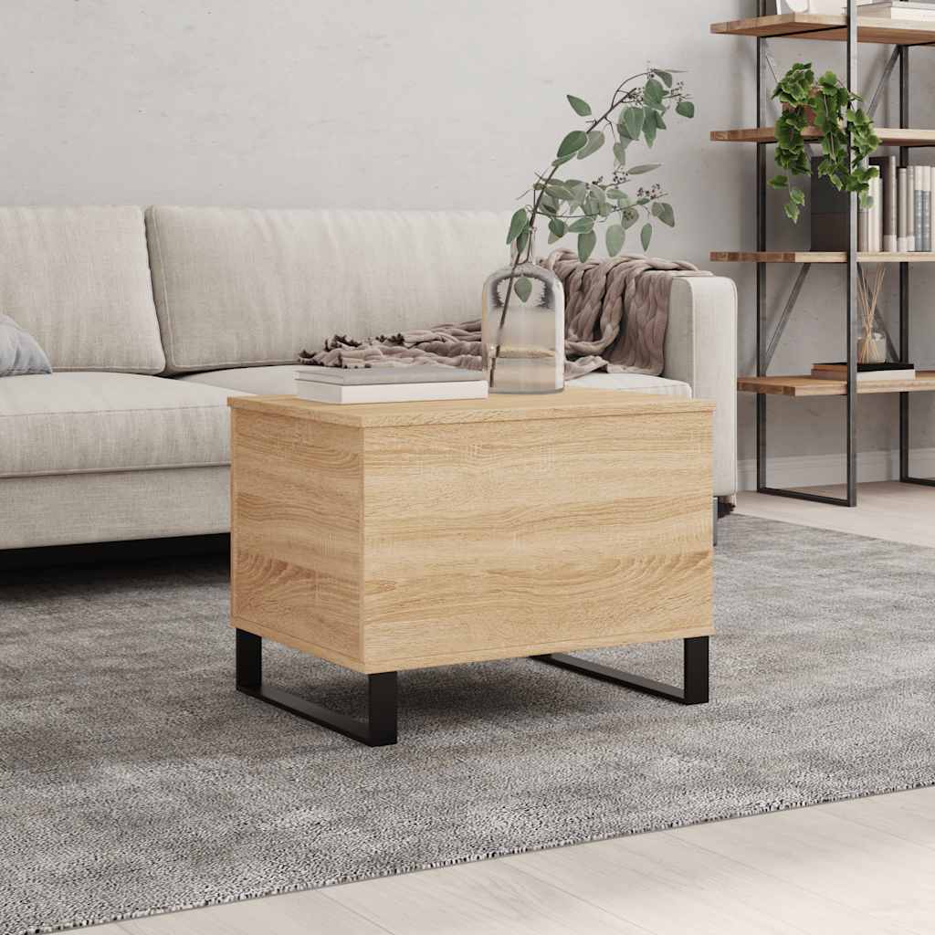 Table basse Chêne sonoma 60x44,5x45 cm Bois d'ingénierie - XIOS