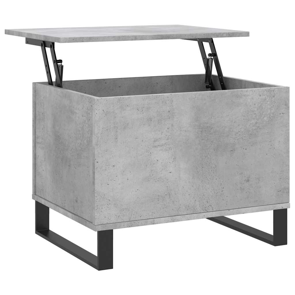 Table basse Gris béton 60x44,5x45 cm Bois d'ingénierie - XIOS