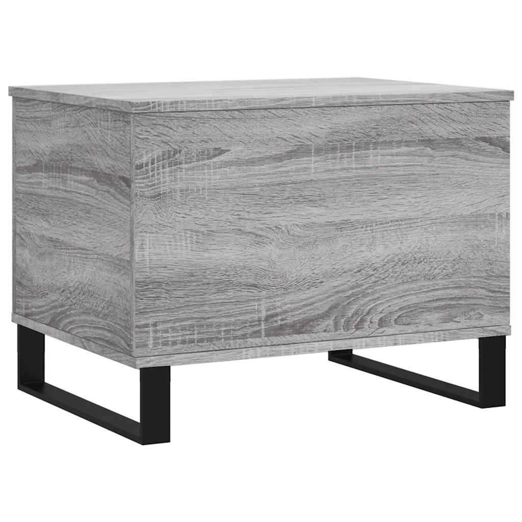 Table basse Sonoma gris 60x44,5x45 cm Bois d'ingénierie - XIOS